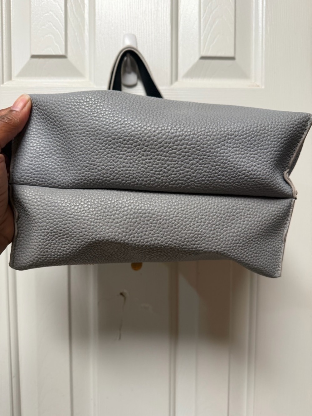 Kenneth Cole Reaction pebbled faux leather tote bag - Picture 4 of 10